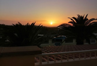 Sunset view la pared from your appartement in Fuerteventura, matasbay
