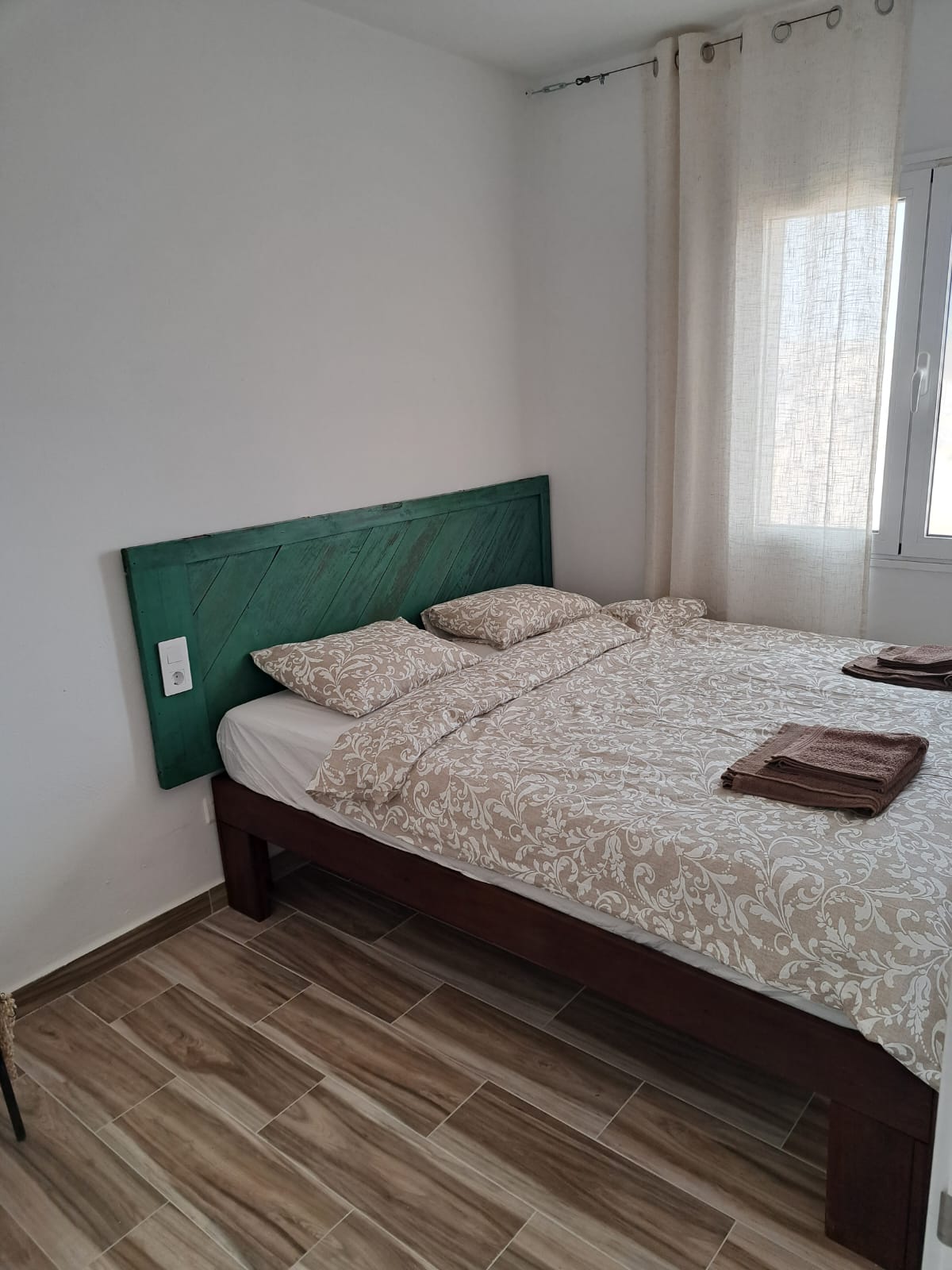 Doppelbett Schlafzimmer in Costa Calma watersports fuerteventura matasbay kite wing windsurfstation